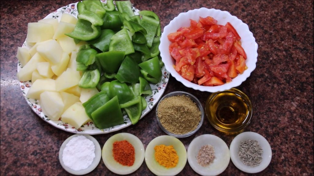 Aloo shimla mirch ki sabzi 