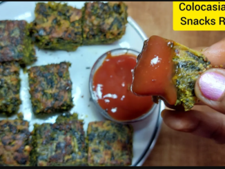 Colocasia Leaf Snacks Recipe