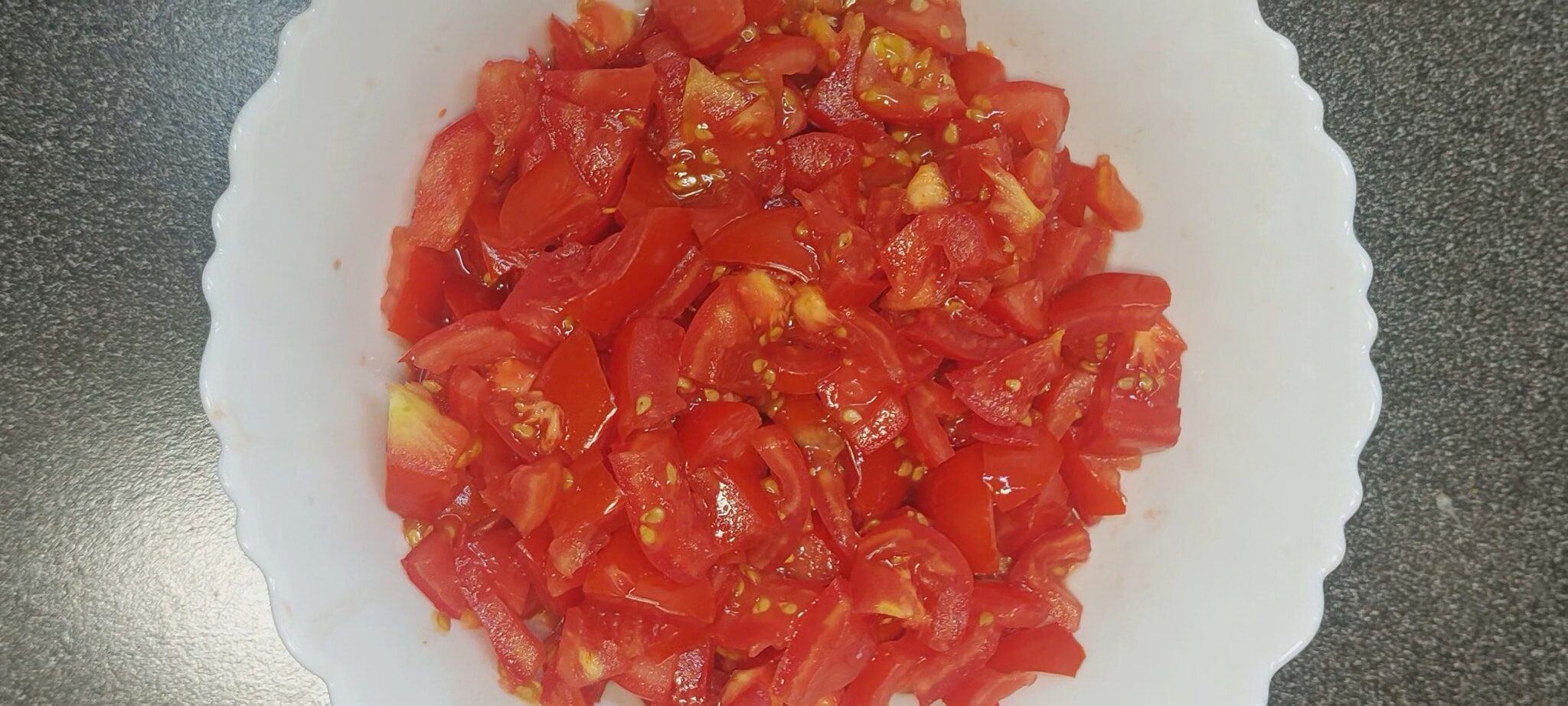 Tomato onion curry for paratha